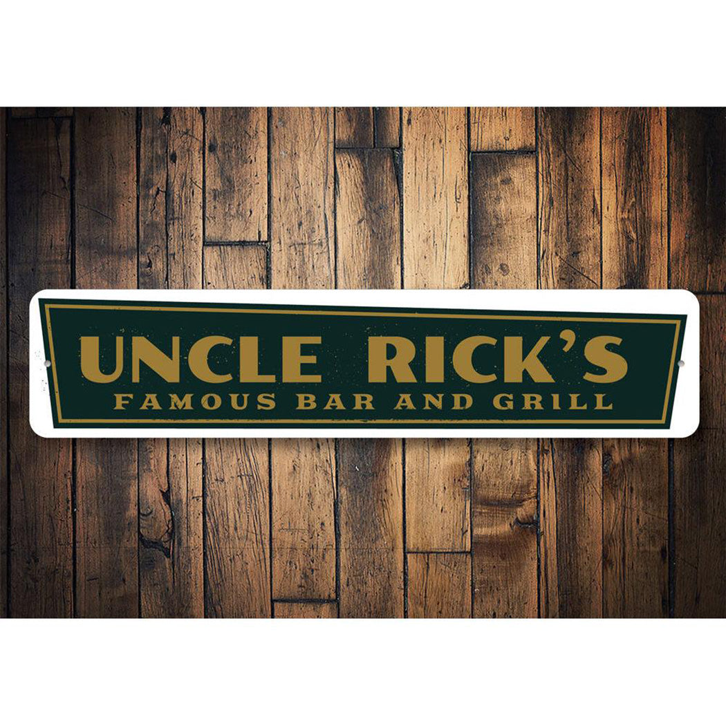 Famous Bar & Grill Sign