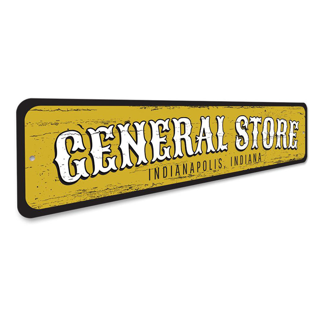 General Store Location Sign