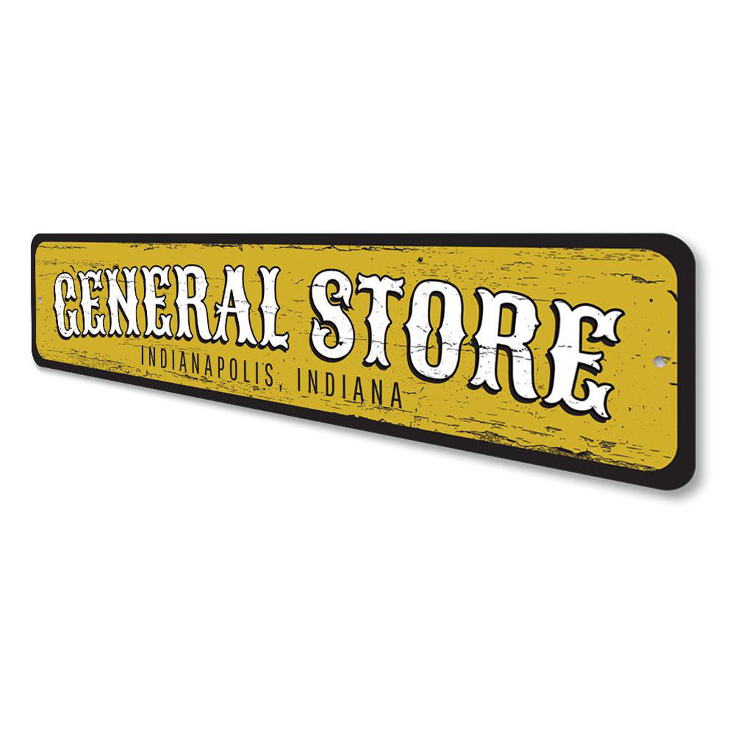 General Store Location Sign