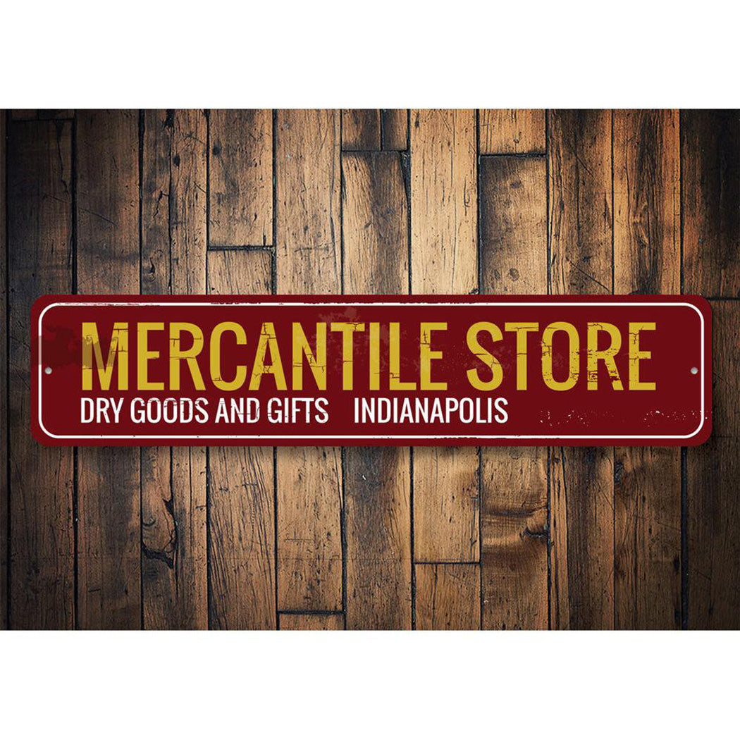 Mercantile Store Sign