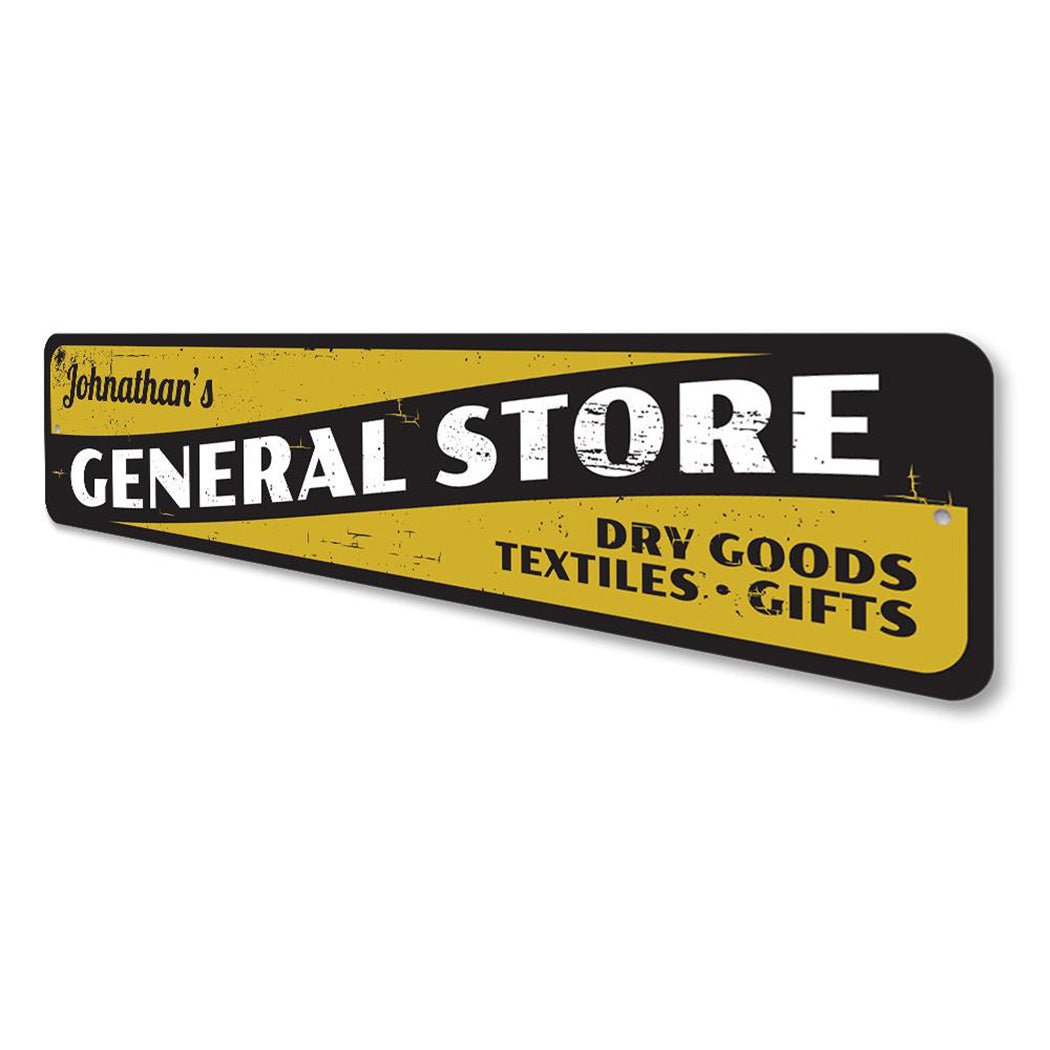 General Store Dry Goods Sign