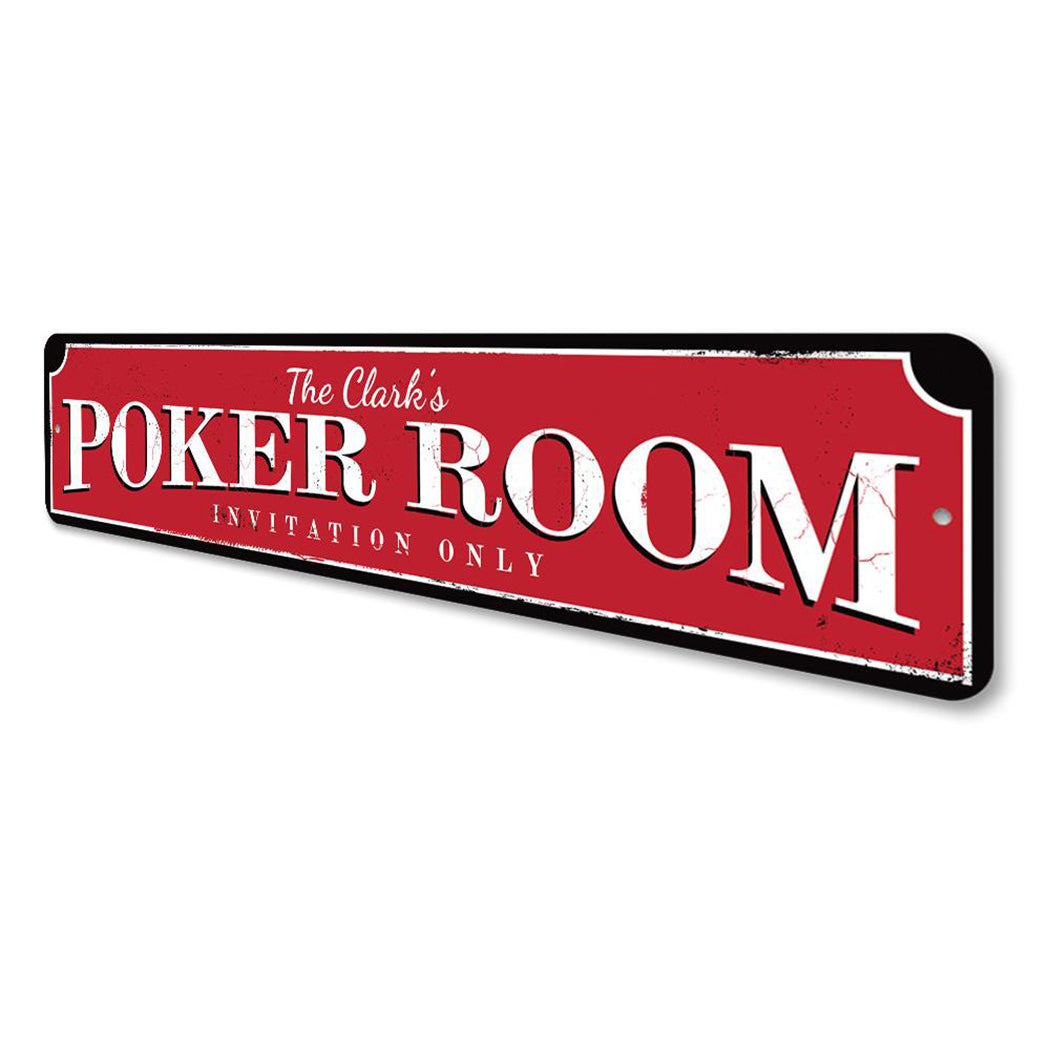 Poker Room Sign