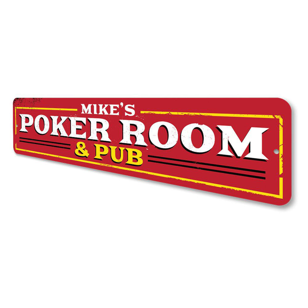 Poker Room & Pub Sign