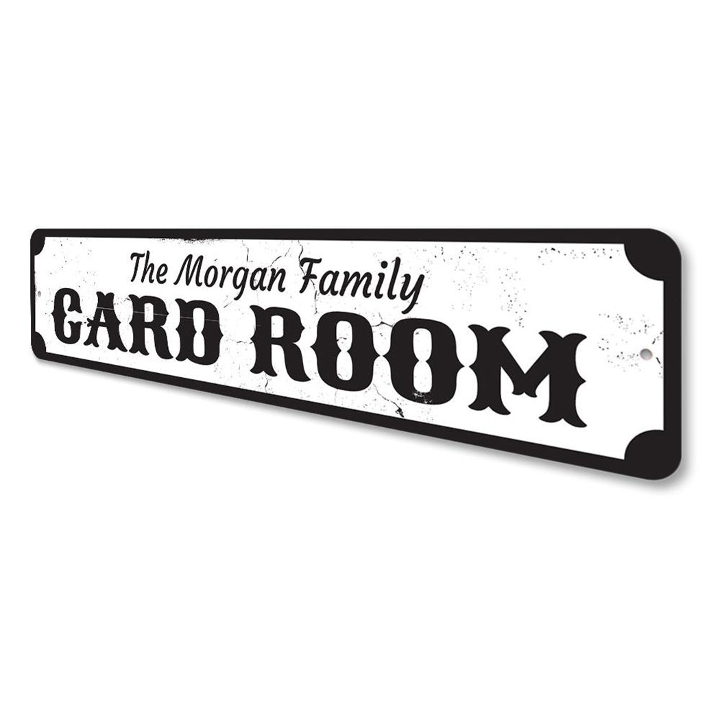 Card Room Sign