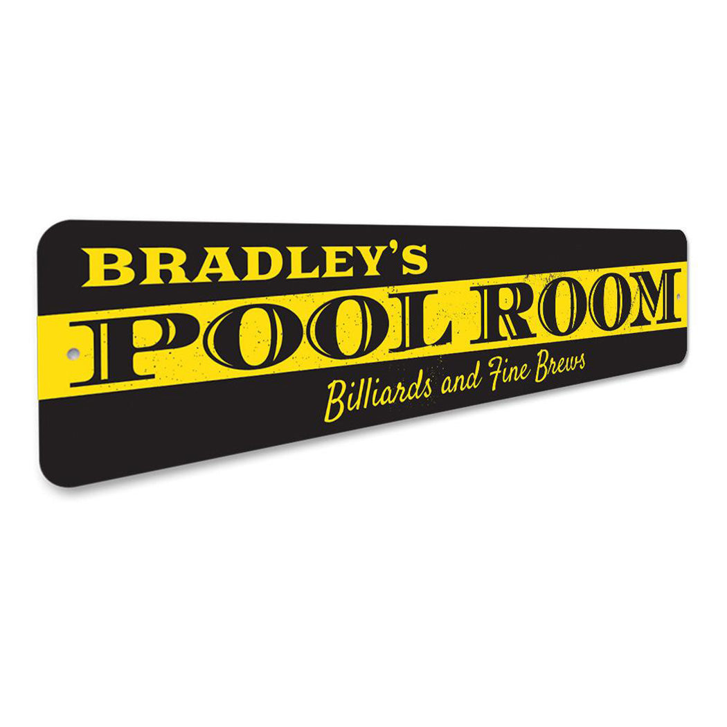 Pool Room Sign