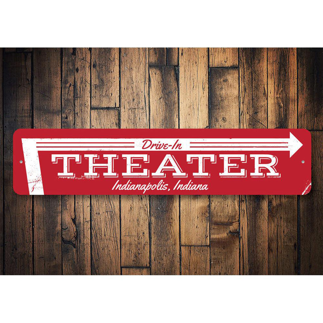 Drive-In Theater Arrow Sign