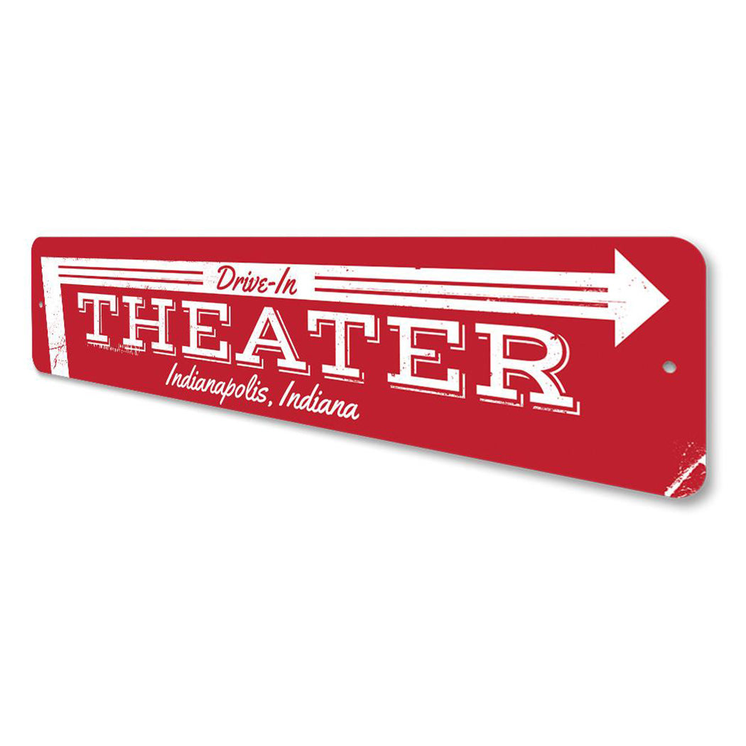 Drive-In Theater Arrow Sign