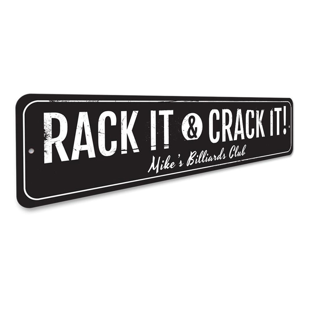Rack It & Crack It Sign