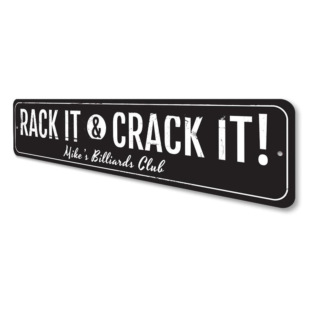 Rack It & Crack It Sign