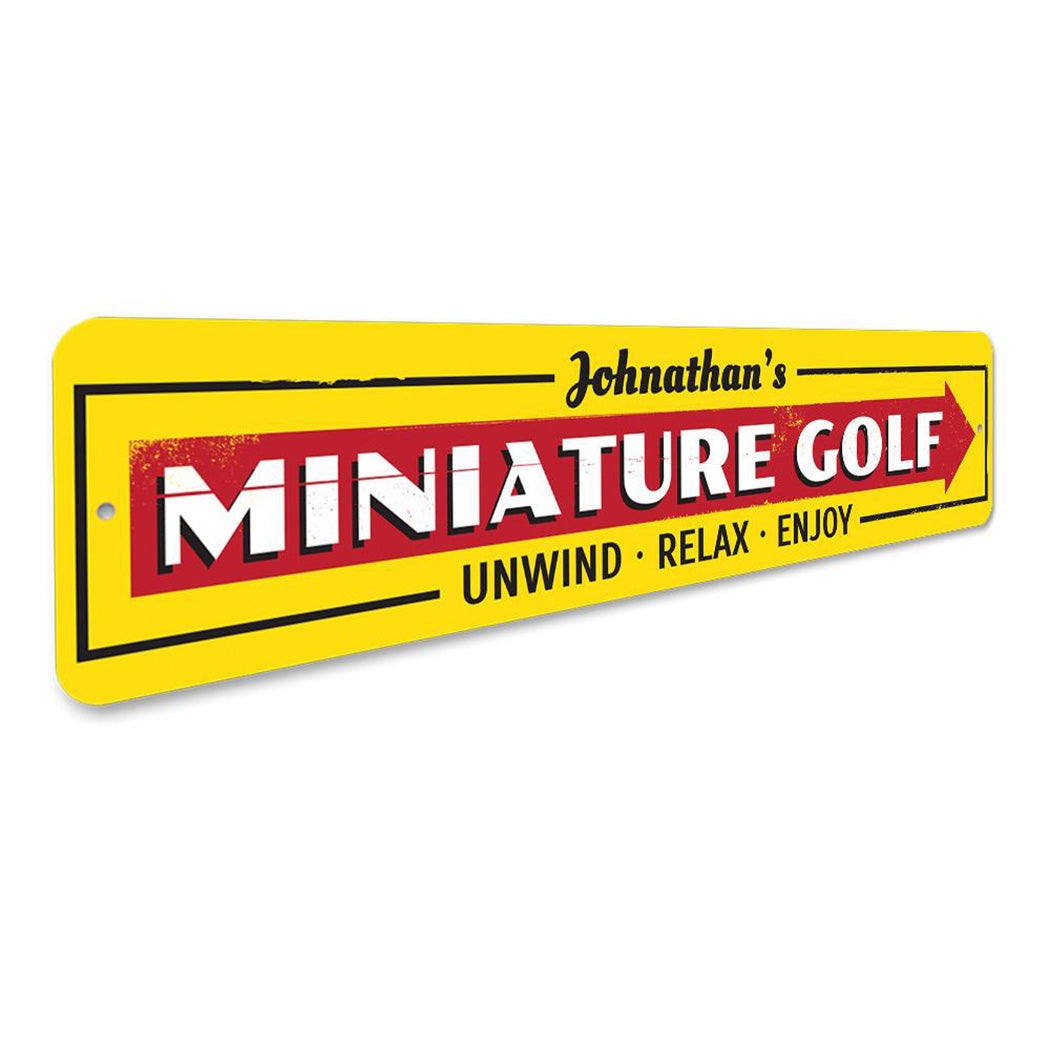 Mini Golf Sign