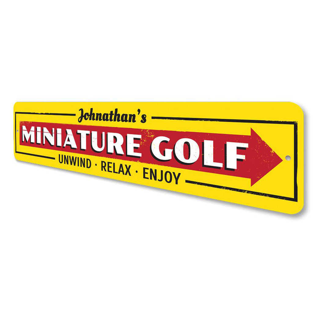 Mini Golf Sign
