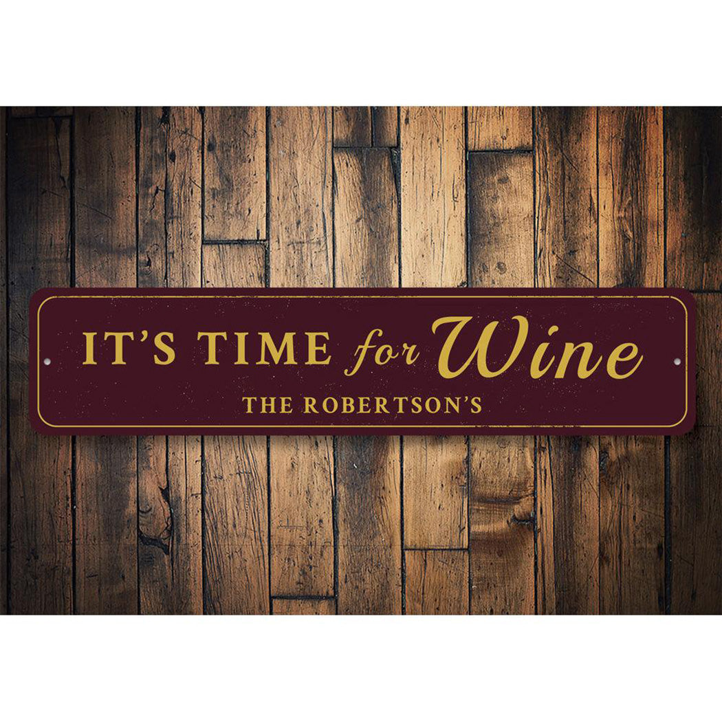 Time For Wine Sign