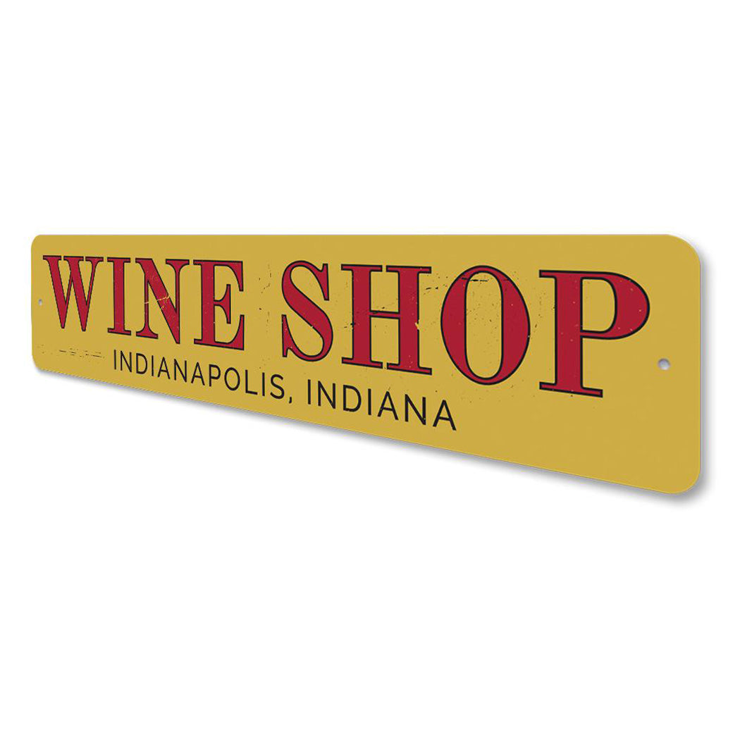 Wine Shop Name Sign