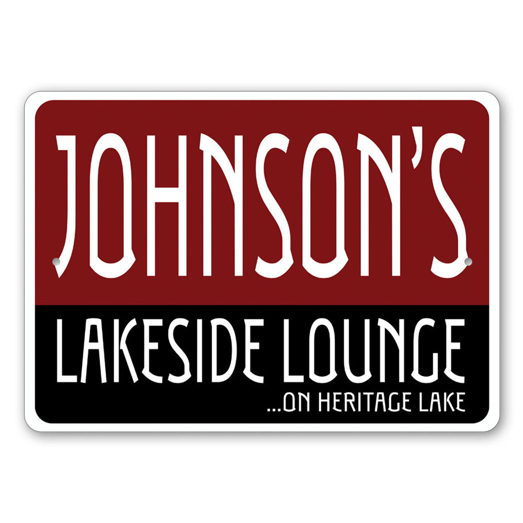 Lakeside Lounge Sign