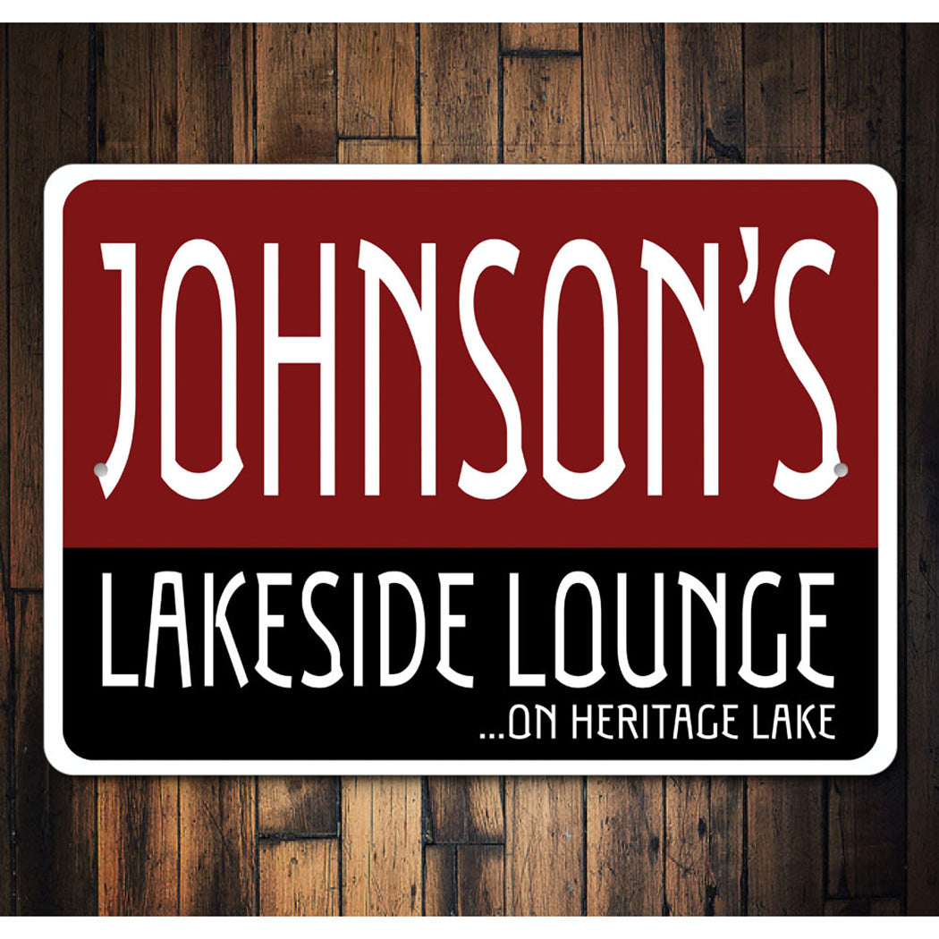 Lakeside Lounge Sign