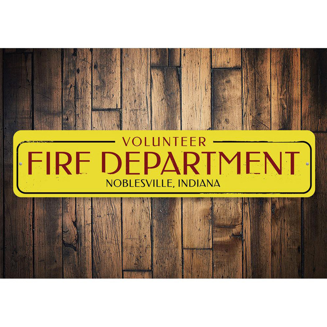 Volunteer Fire Department Sign