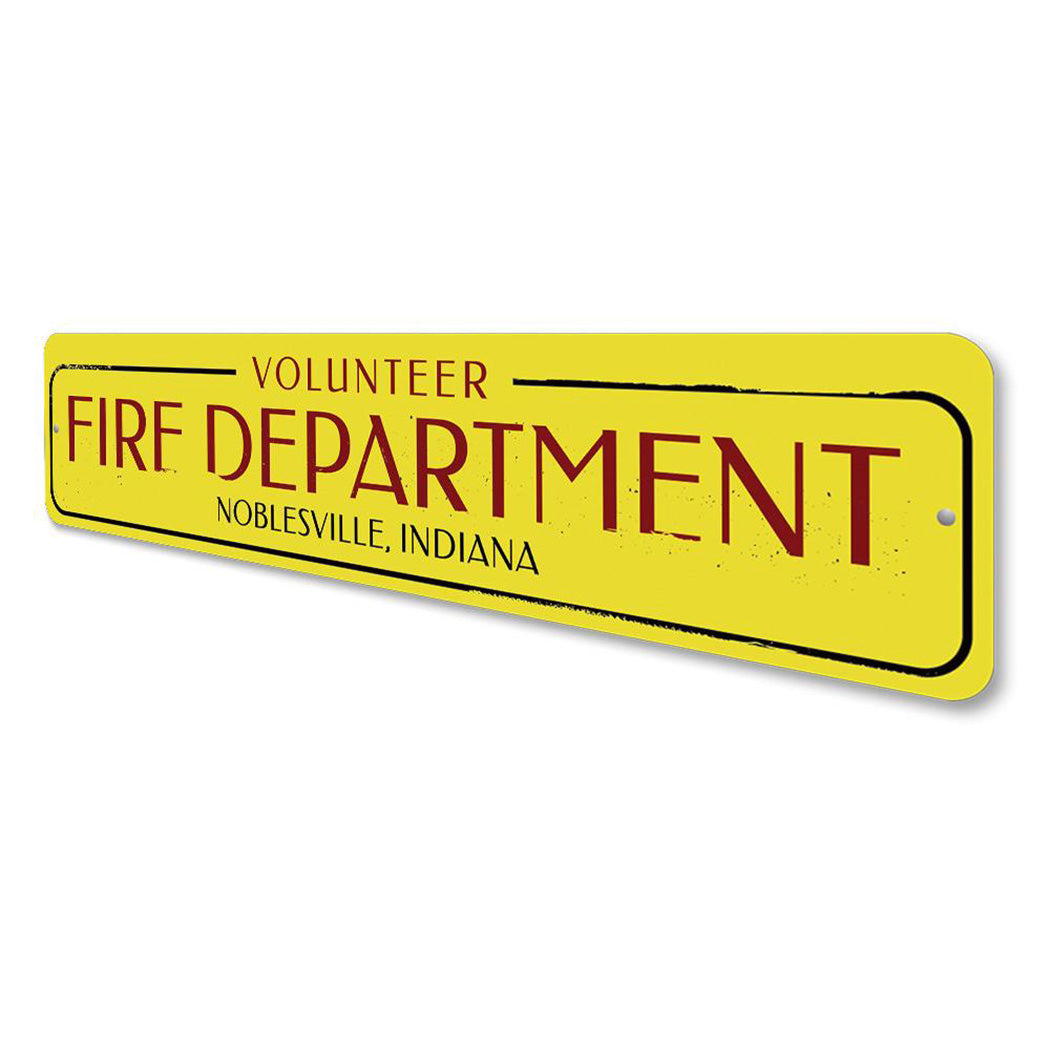 Volunteer Fire Department Sign