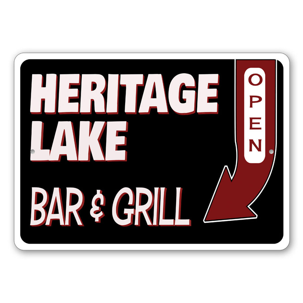 Lakeside Bar & Grill Sign