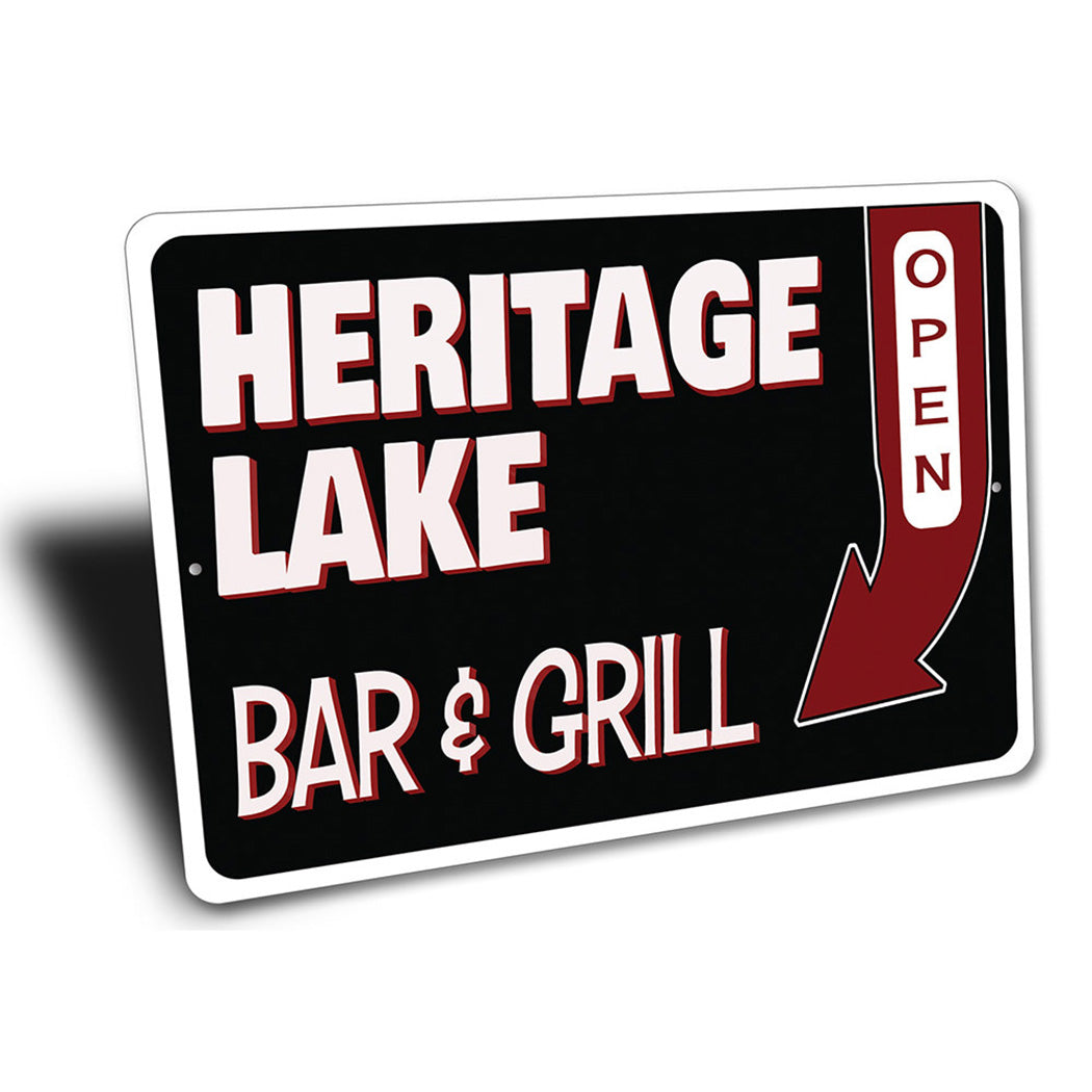 Lakeside Bar & Grill Sign
