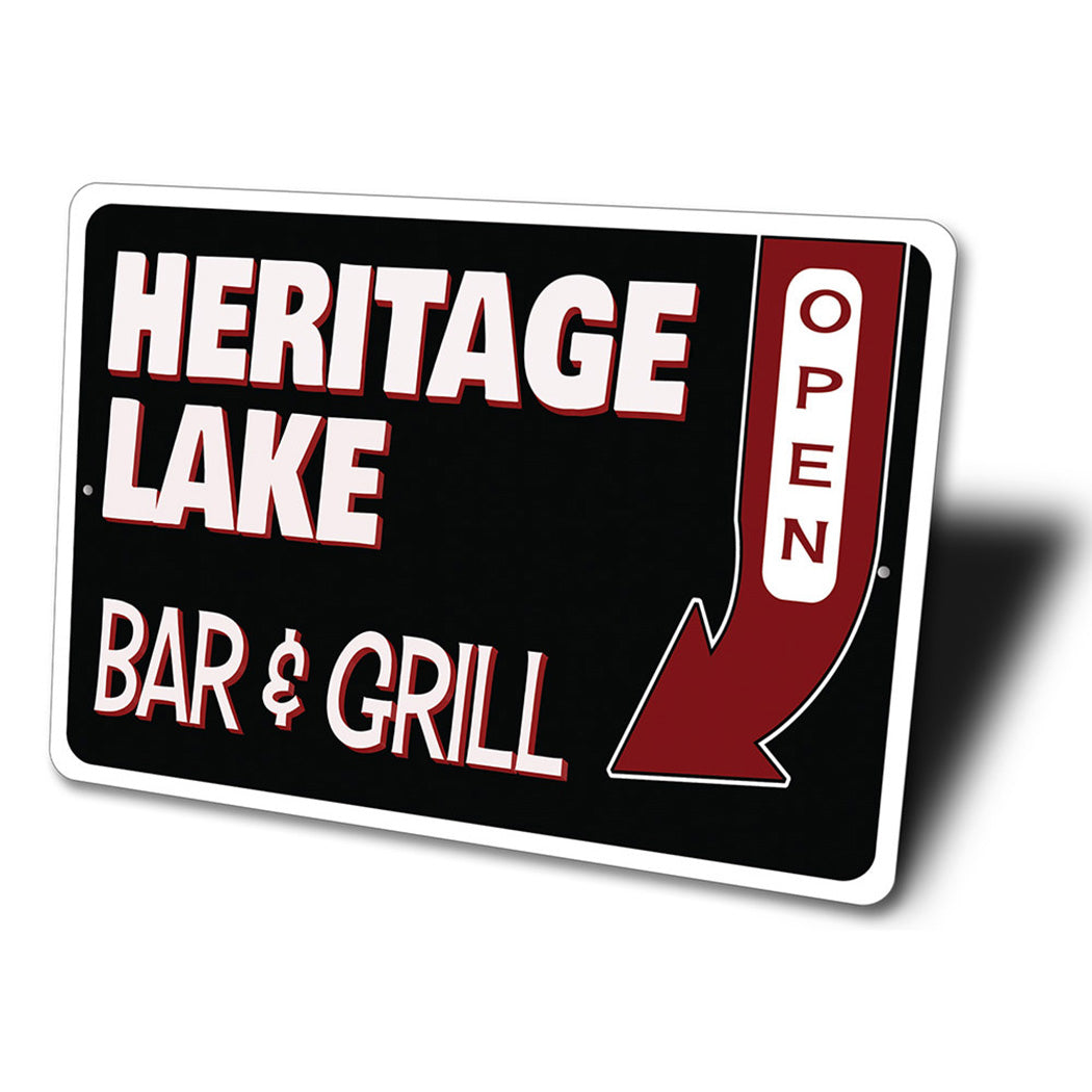 Lakeside Bar & Grill Sign