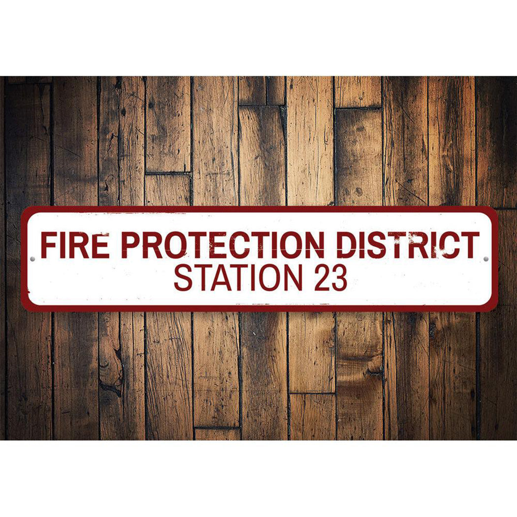 Fire Protection District Sign