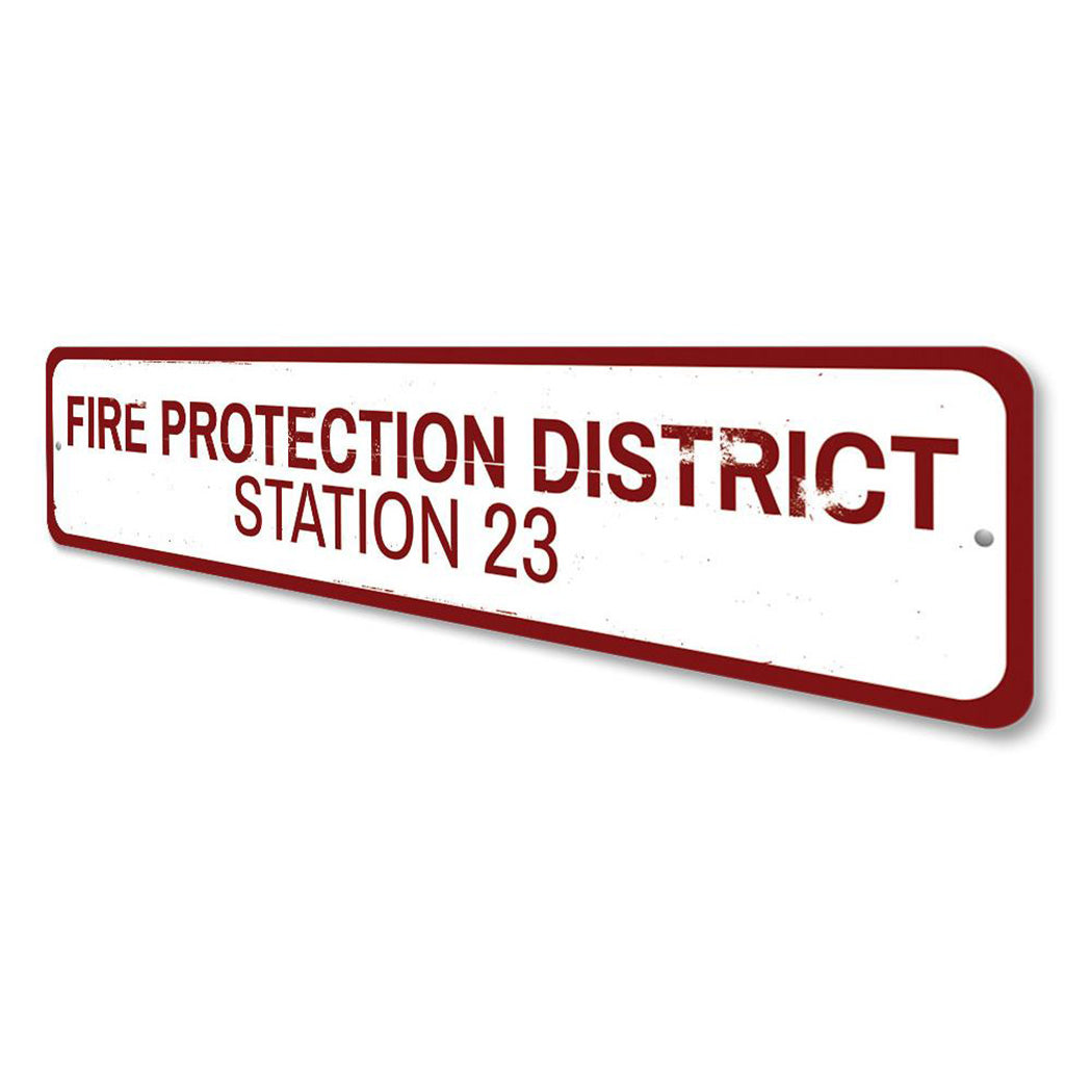 Fire Protection District Sign