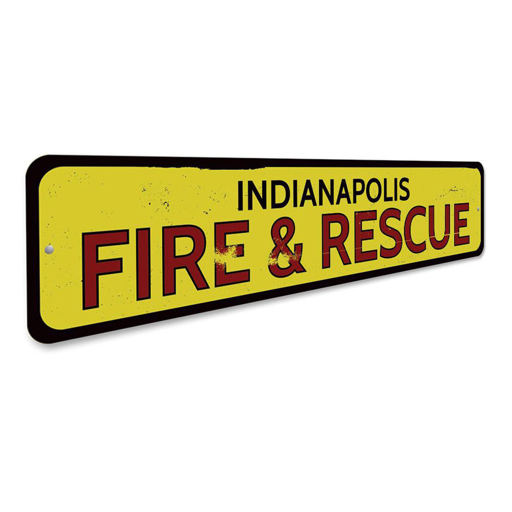 City Fire & Rescue Sign