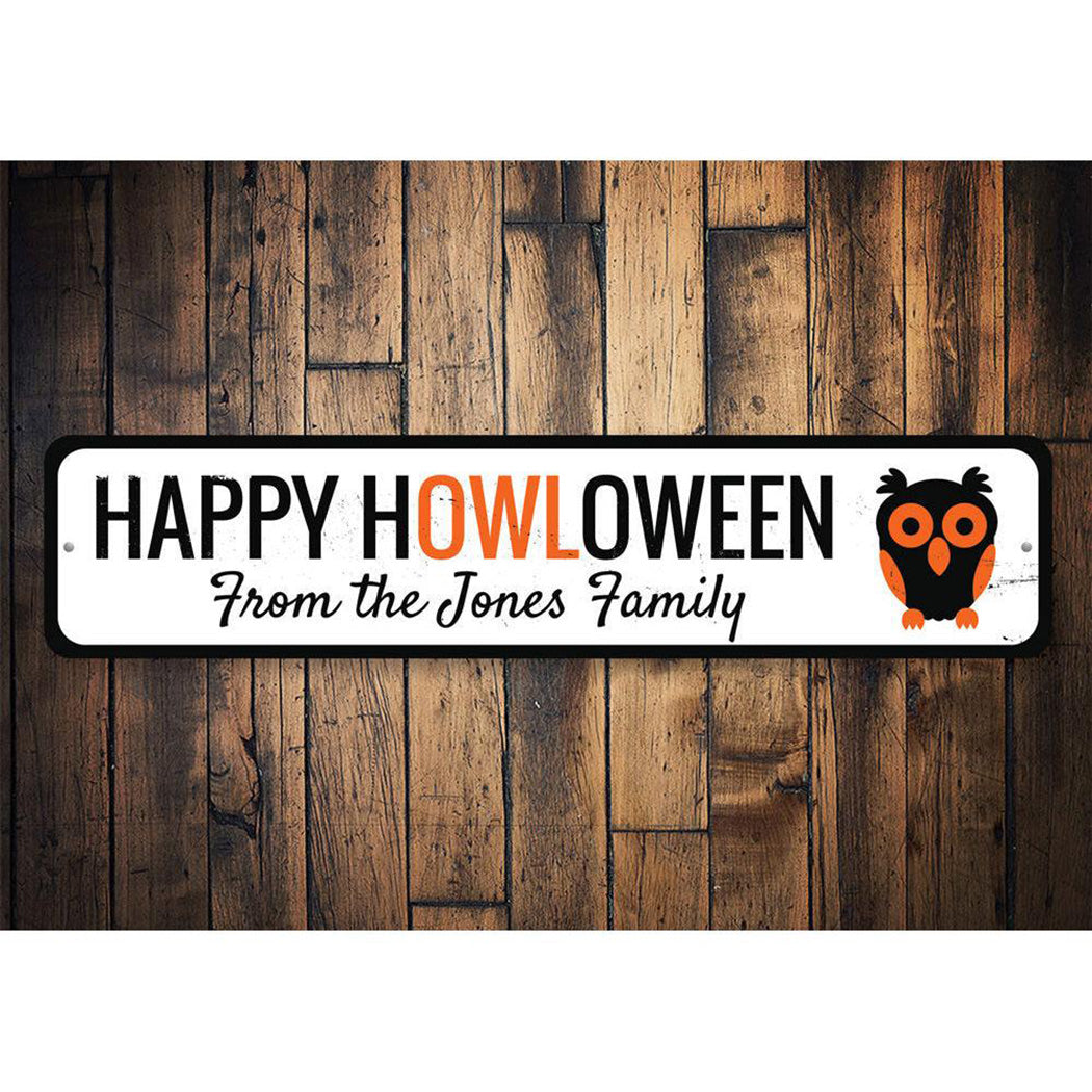 Happy HOWLoween Sign