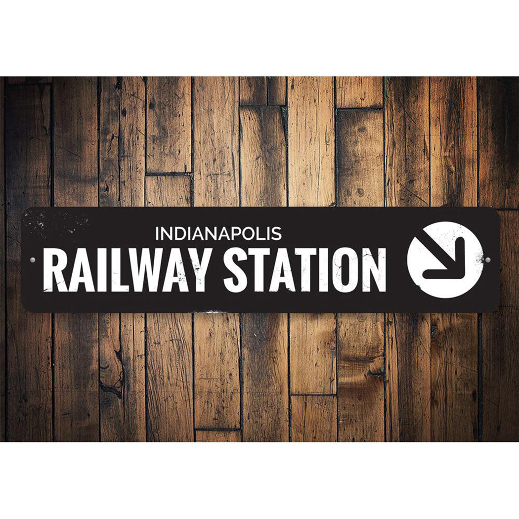 Railway Station Sign