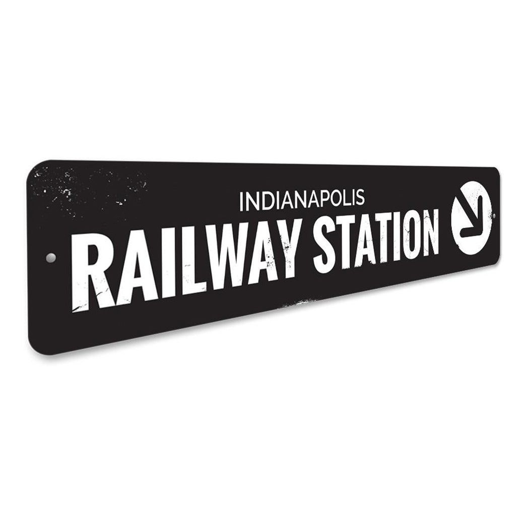 Railway Station Sign