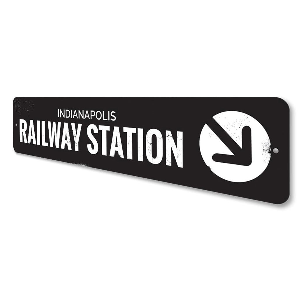Railway Station Sign