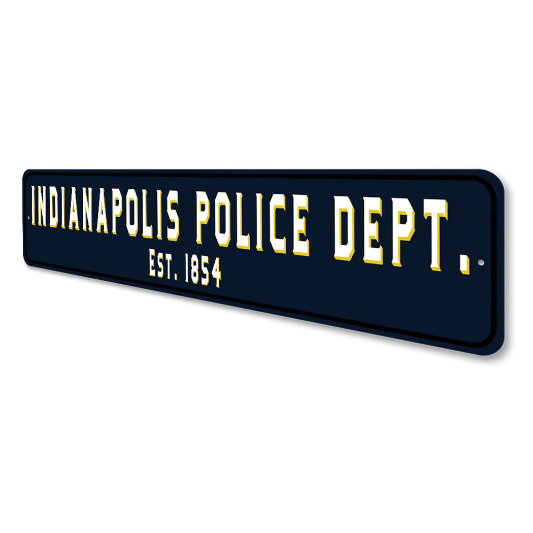 Police Department Established Year Sign
