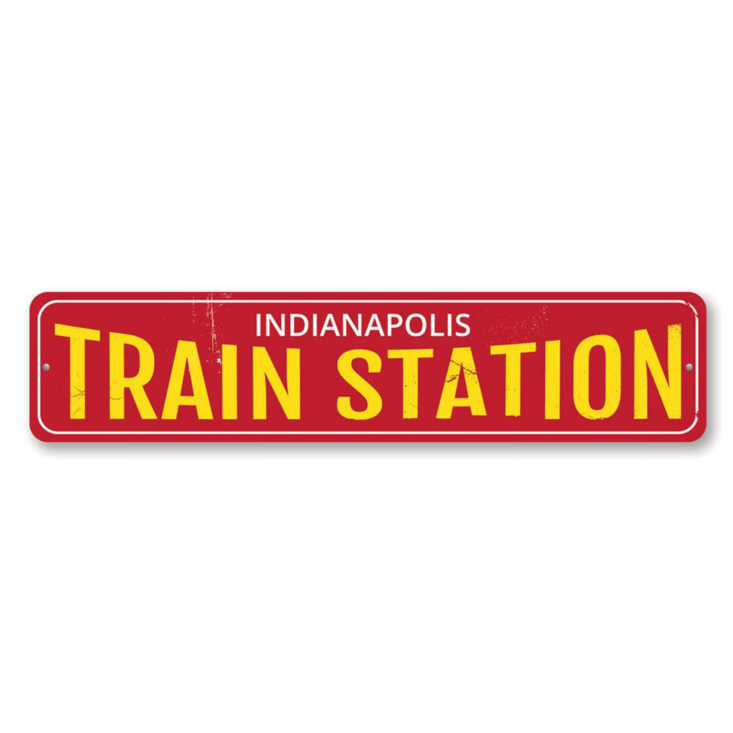 Tran Station City Sign