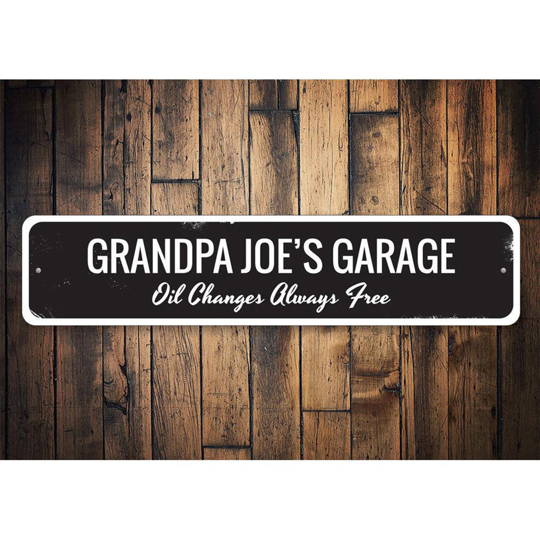 Oil Changes Always Free Sign