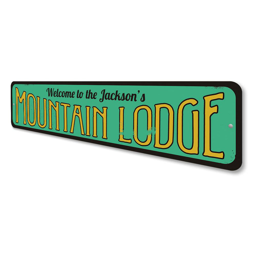 Mountain Lodge Sign