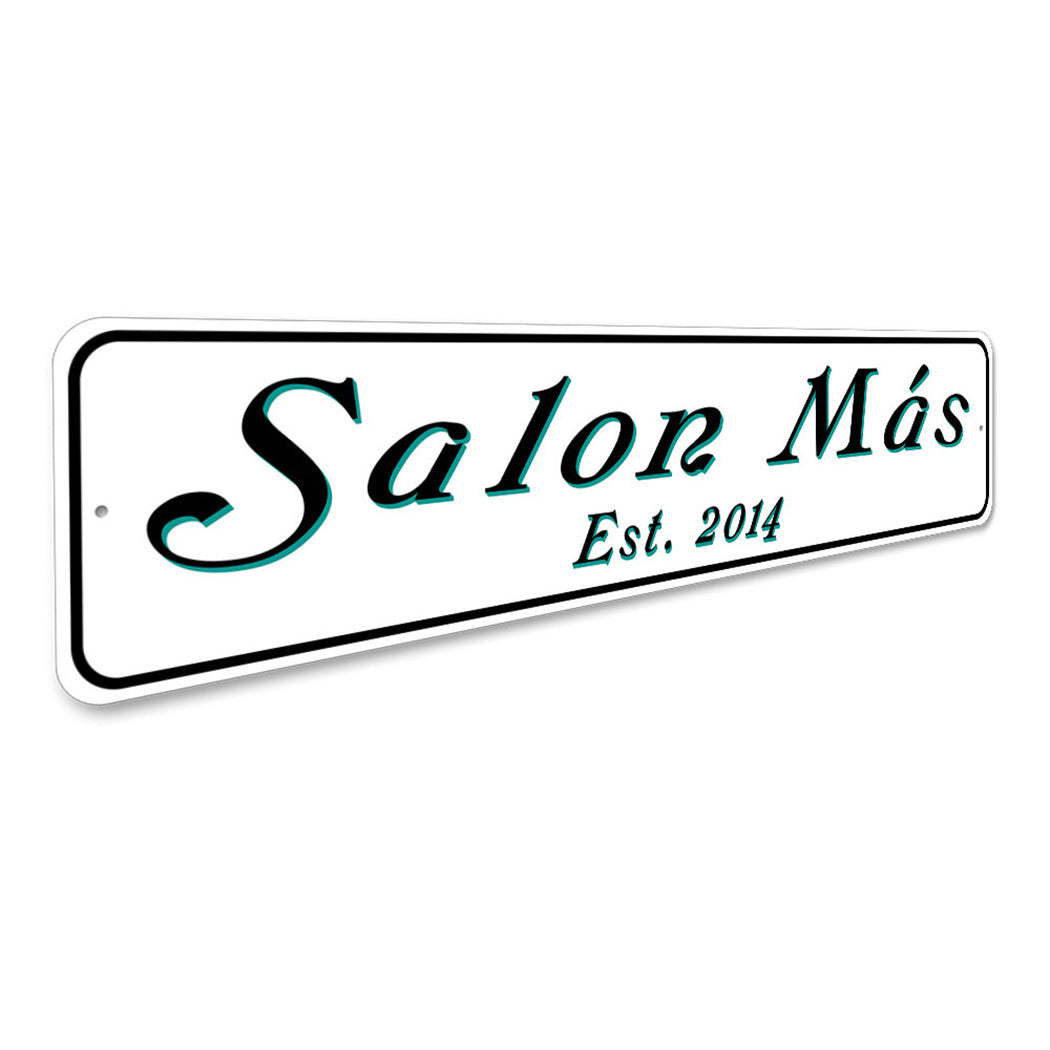 Personalized Salon Established Year Sign