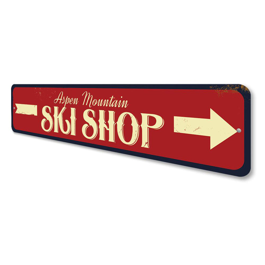 Ski Shop Sign
