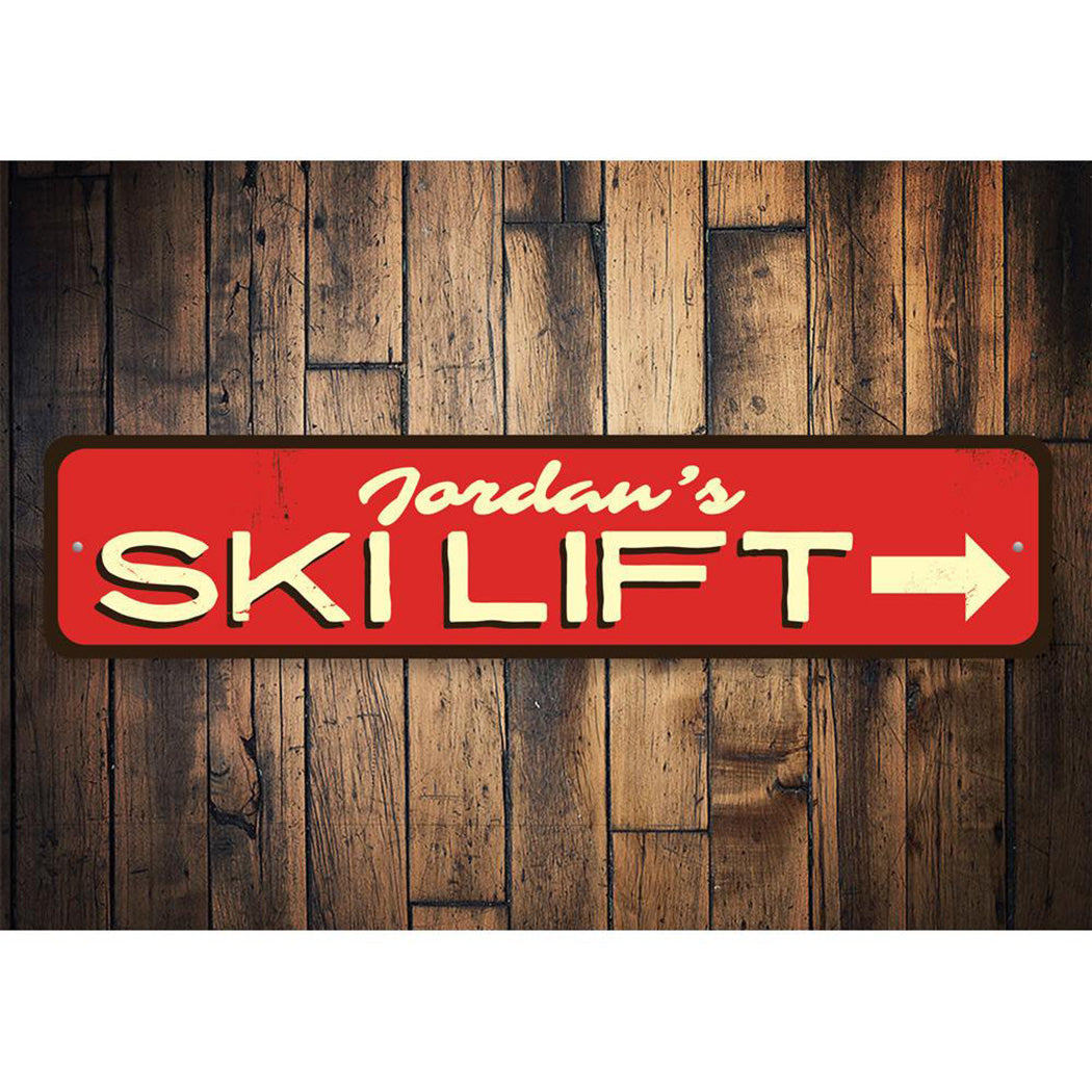 Ski Lift Sign