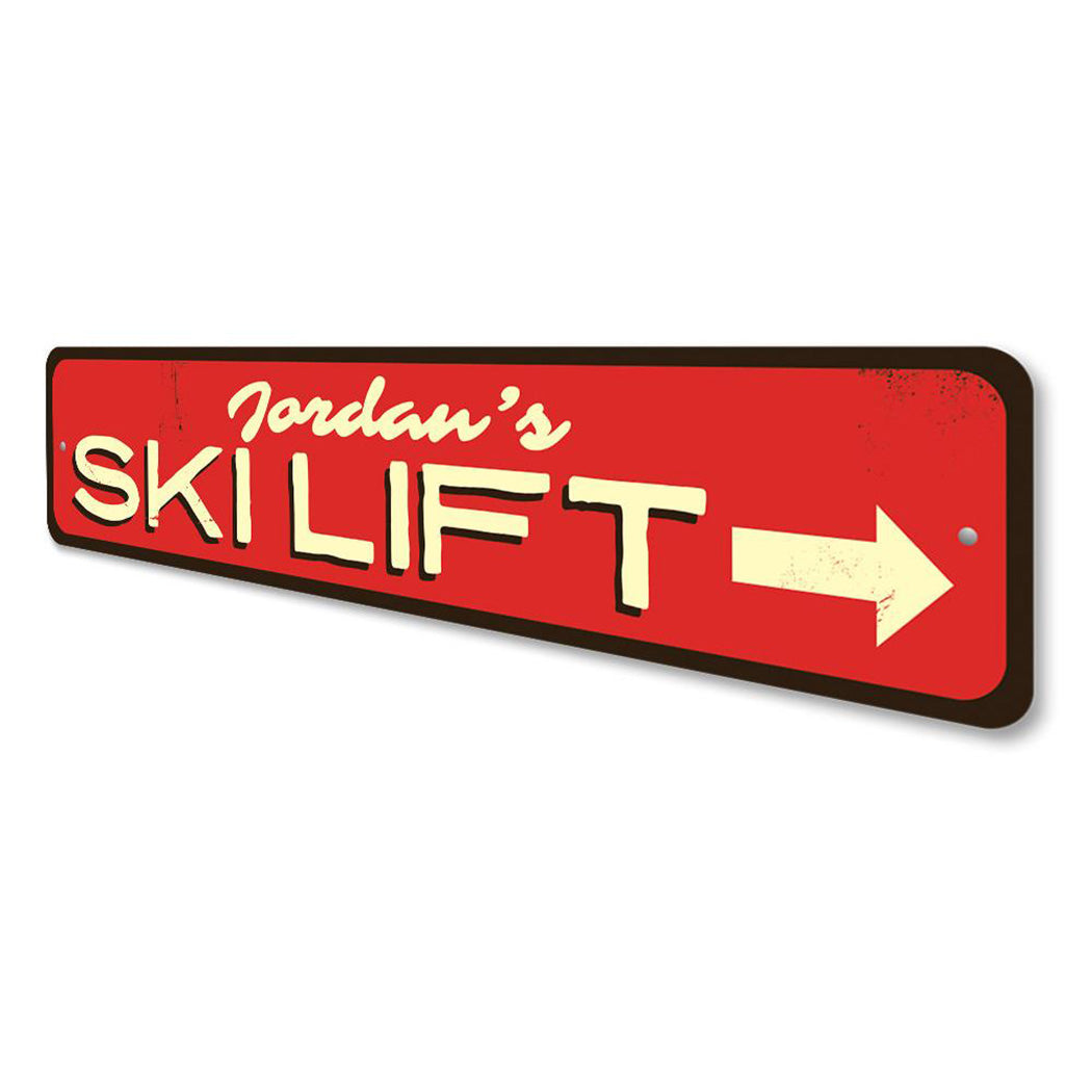 Ski Lift Sign