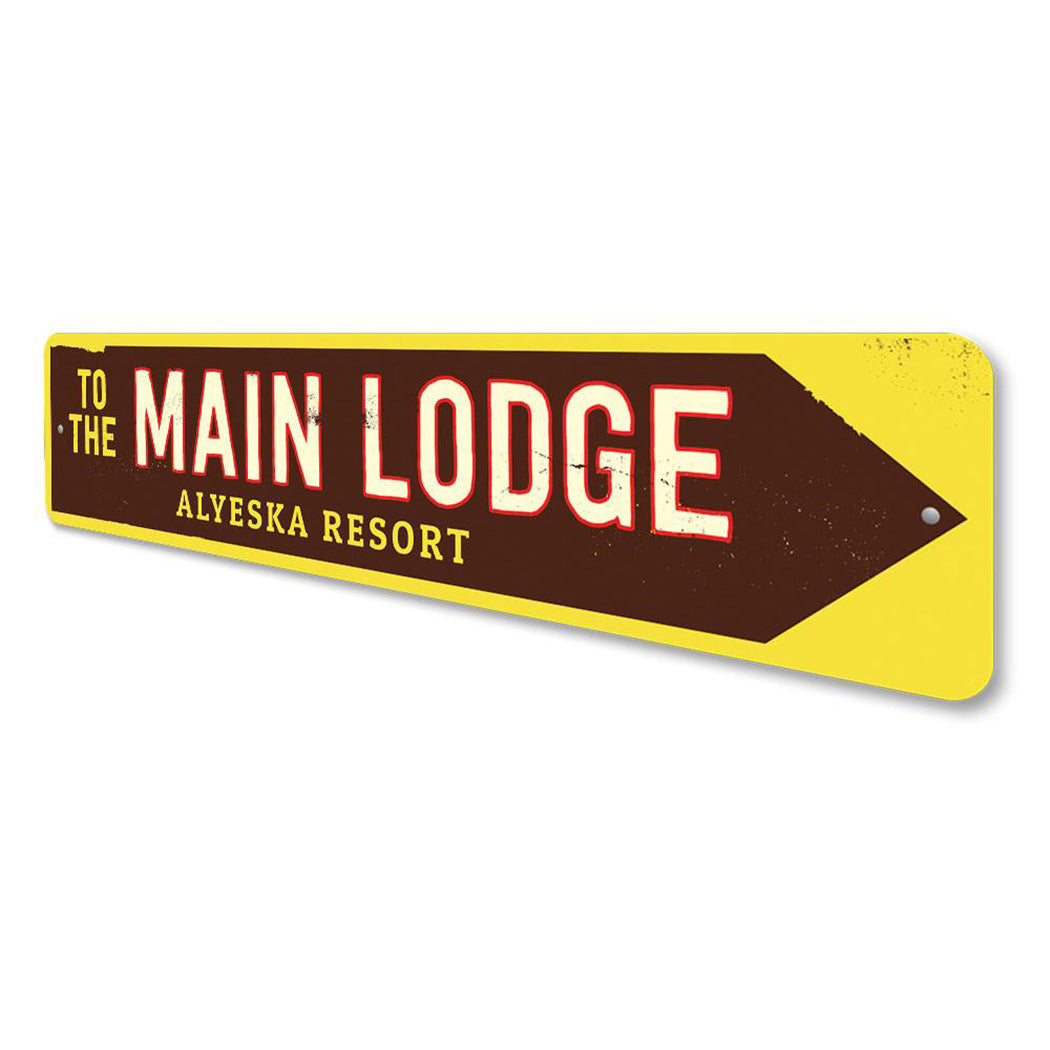Main Lodge Sign