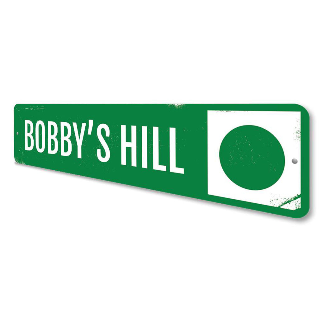 Ski Hill Circle Sign