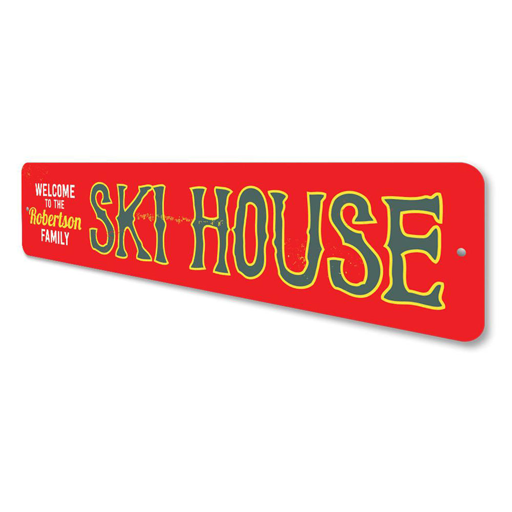 Ski House Sign