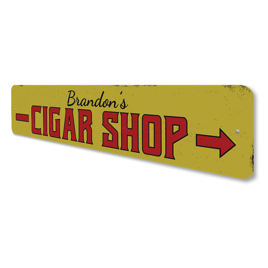 Cigar Shop Arrow Sign