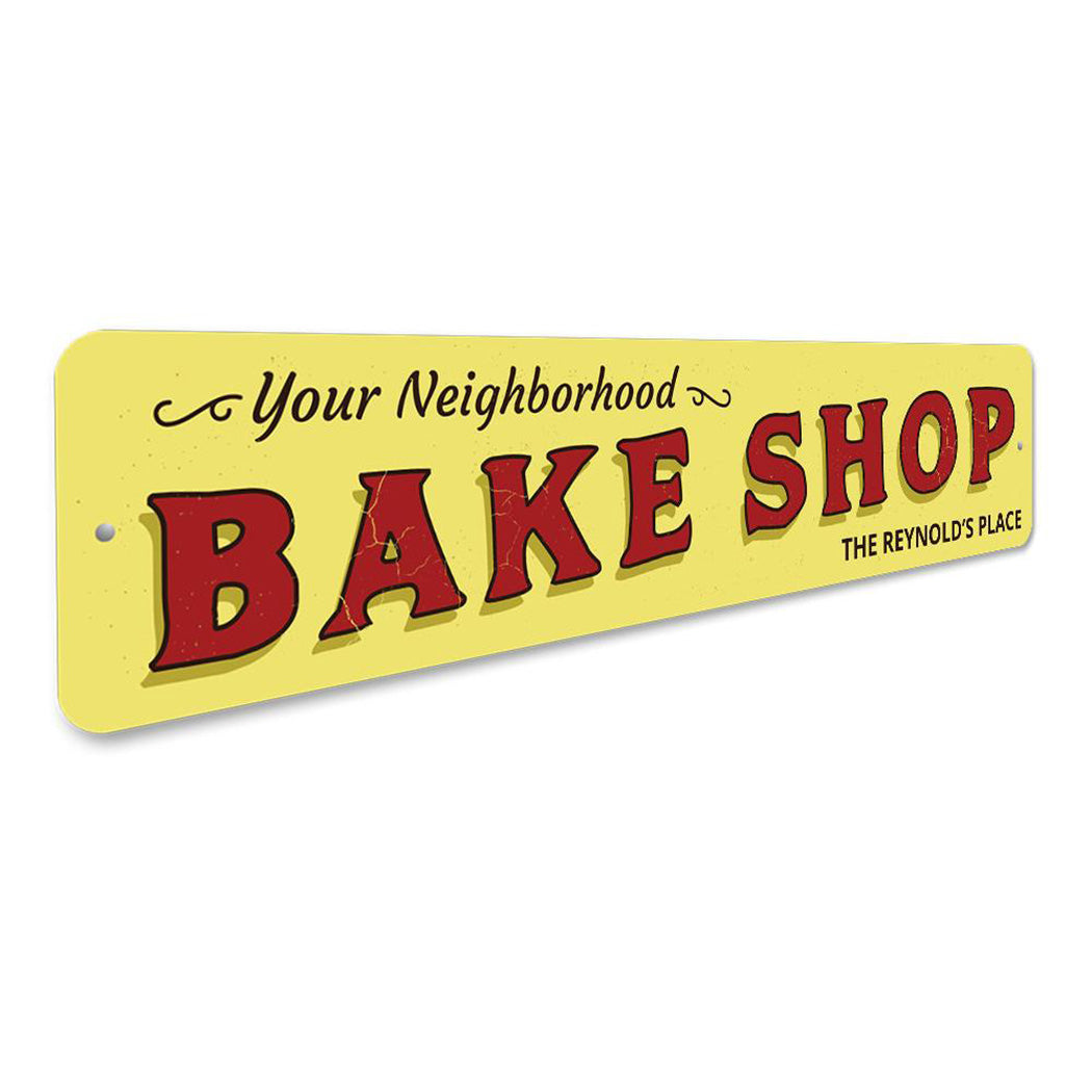 Neighborhood Bake Shop Sign