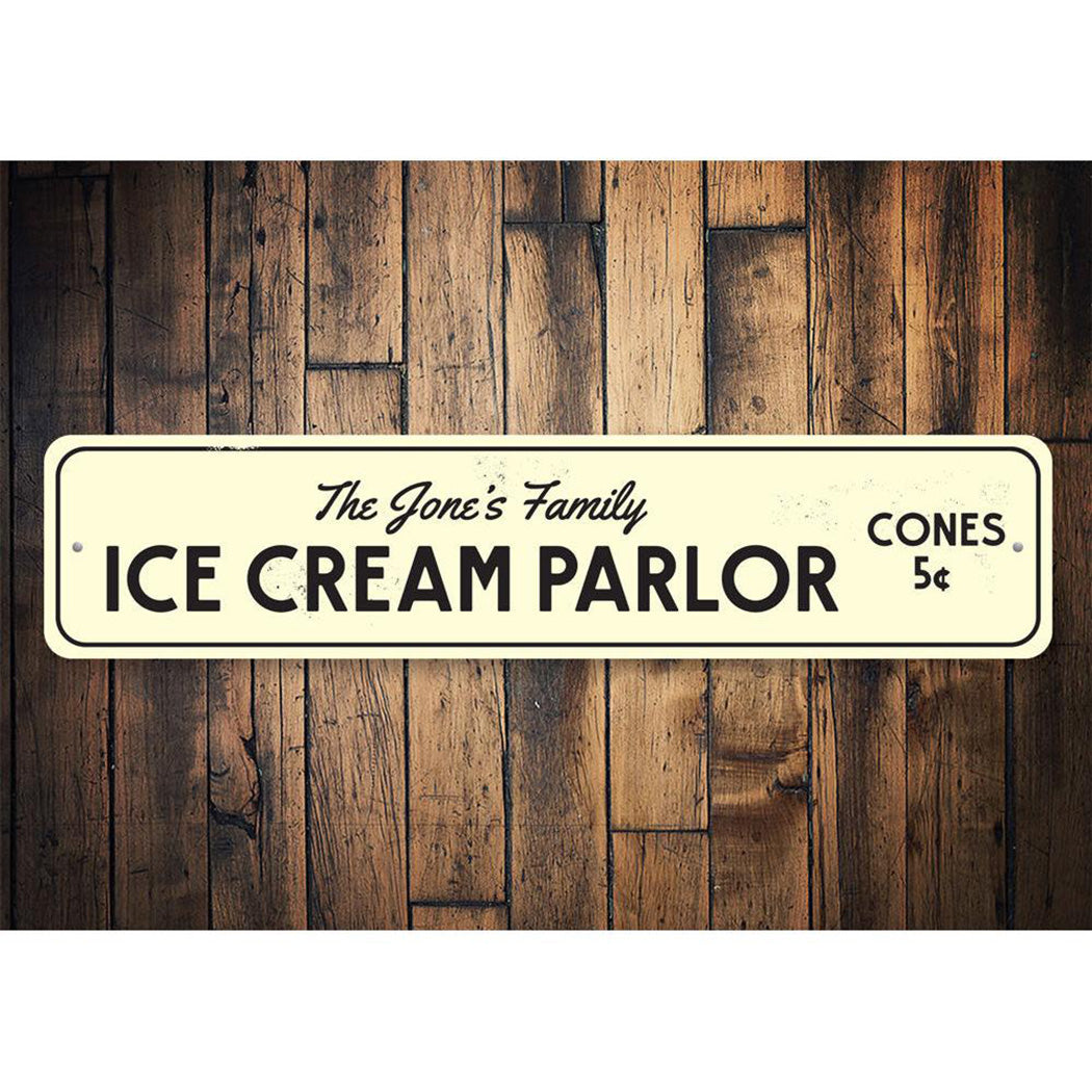 Ice Cream Parlor Sign