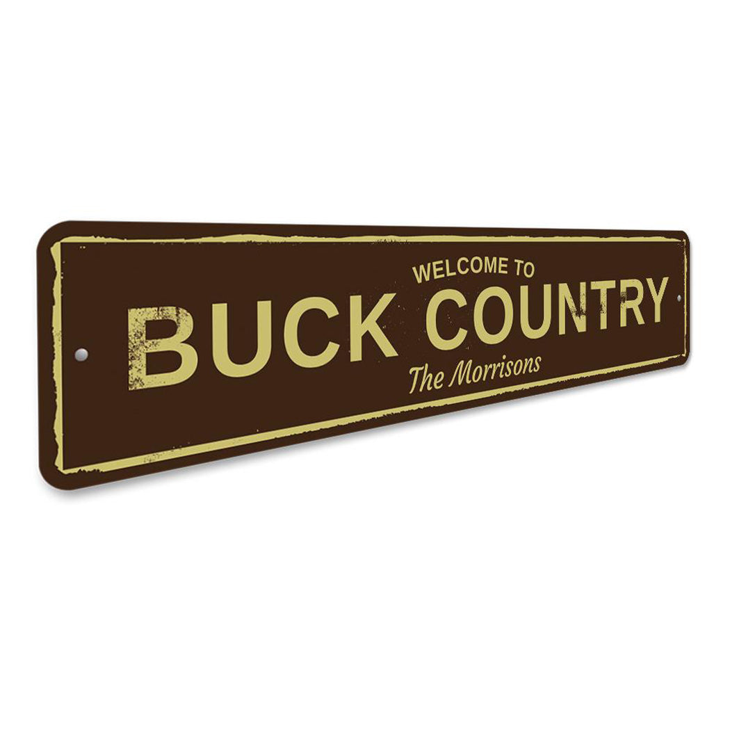 Buck Country Sign