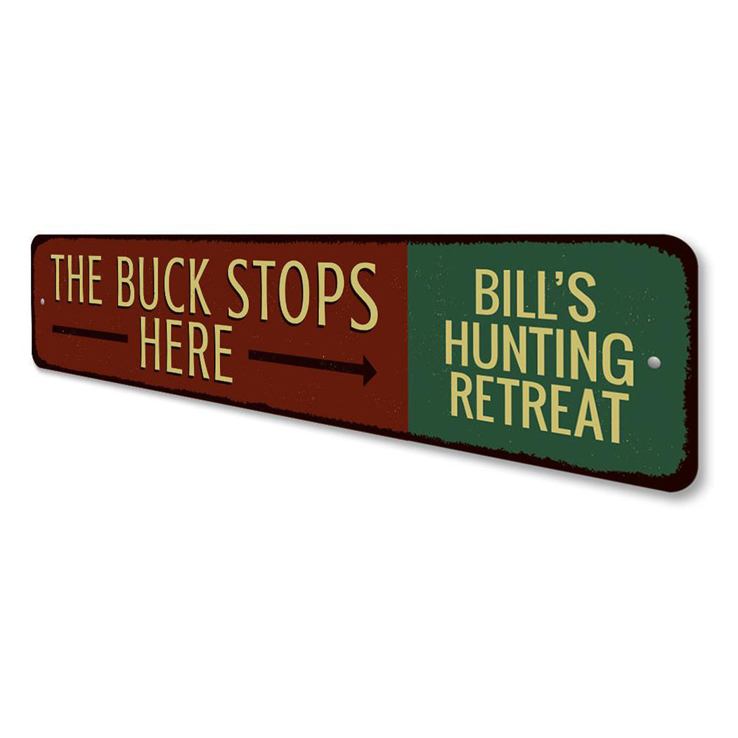 Buck Stops Here Sign