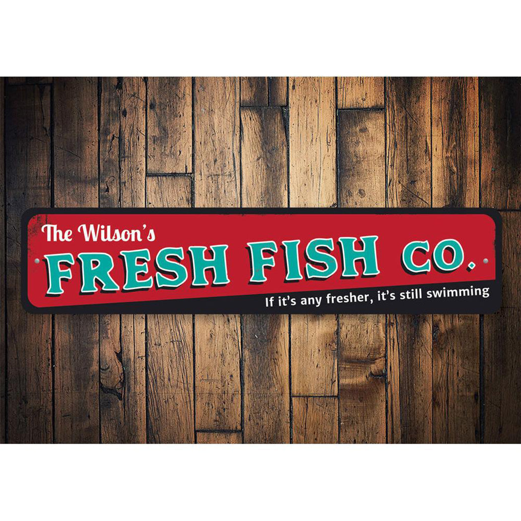 Fresh Fish Company Sign