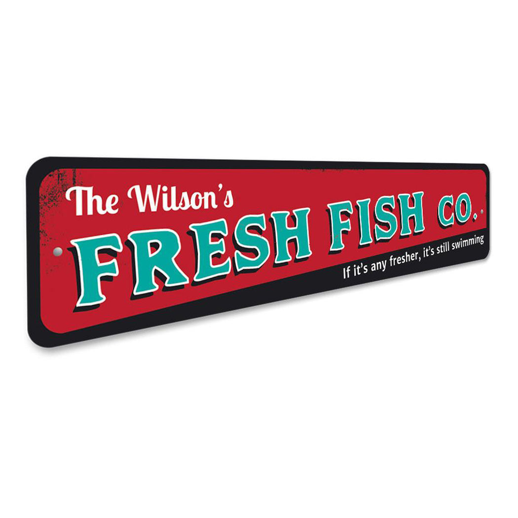 Fresh Fish Company Sign
