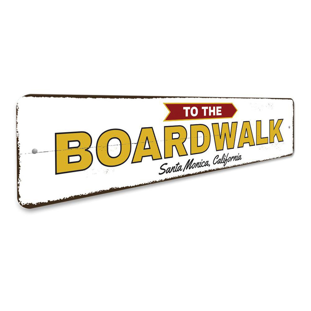 To the Boardwalk Sign